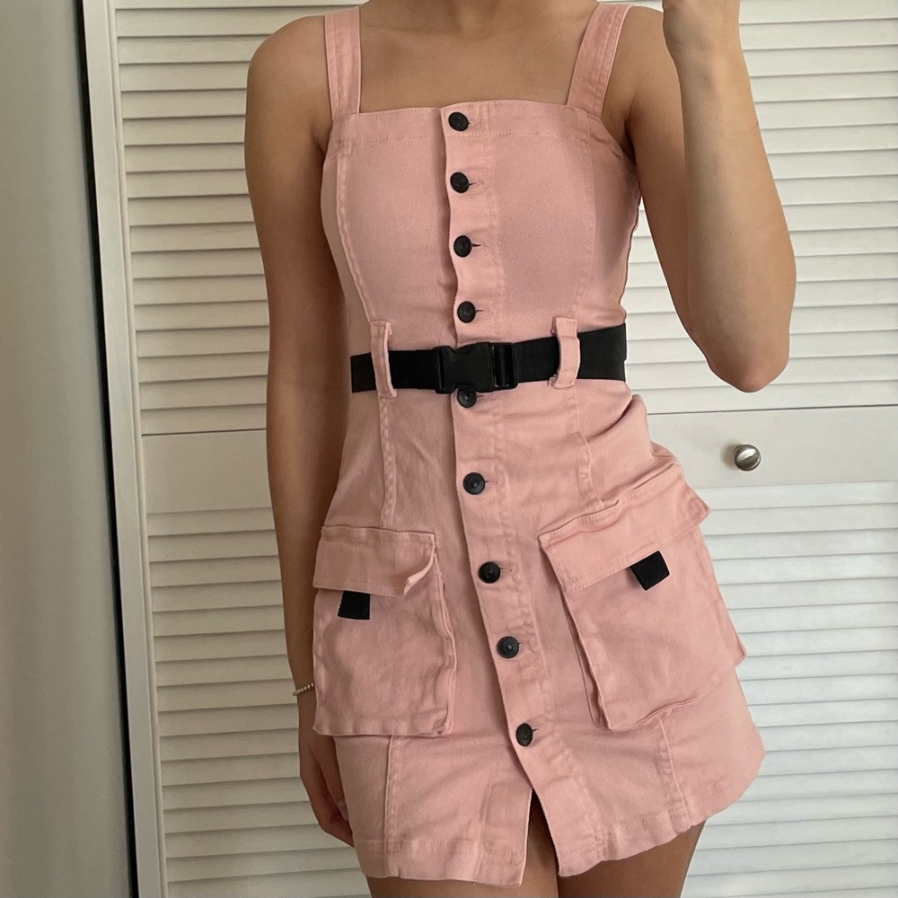 H&M Denim Overall Dress